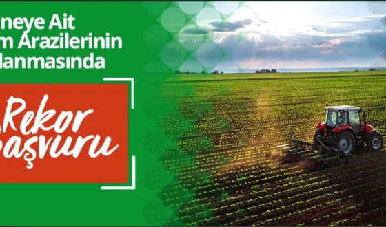 Hazineye Ait Tarım Arazilerinin Kiralanmasında Rekor Başvuru.